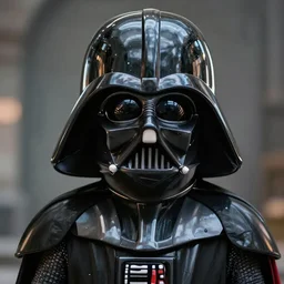 Darth Vader cute anime. Photo realistic. Gregory Crewdson. Award winning. Masterpiece, exquisite detail, post processing