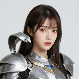 studio portrait of lawful good colorful female holy mecha paladin absurdly beautiful, elegant, young gravure idol, ultrafine hyperrealistic detailed face illustration by kim jung gi, irakli nadar, intricate linework, sharp focus, bright colors, matte, octopath traveler, final fantasy, unreal engine highly rendered, global illumination, radiant light, intricate environment