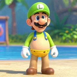 luigi in a bikini