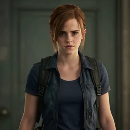 Screenshot of Emma Watson in Resident Evil