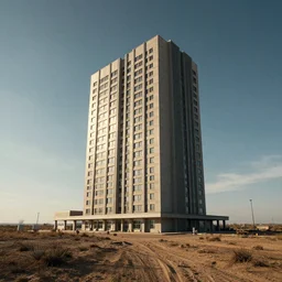 an building in the middle of no where, high detailed, dynamic lighting, high resolution, 8k