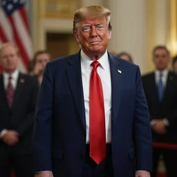 cinematic still of trump played by deebo from friday movie, tommy debo lister as trump