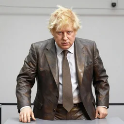 sculpture of boris johnson by jeff koons