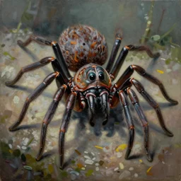 representation of arachnophobia, ultra detailed, 4k, painting