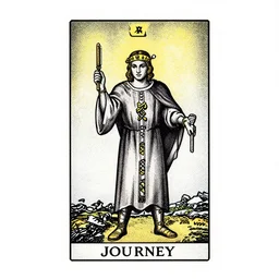 portrait of black and psychedelic grainshading tarot card print of the journey by moebius, wayne barlowe, cyberpunk comic cover art, very intricate, thick outline, artstation