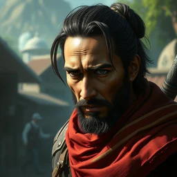 ezio auditore in vietnam | | realistic shaded, fine details, fine - face, realistic shaded lighting poster by greg rutkowski, magali villeneuve, artgerm, jeremy lipkin, michael garmash, rob rey