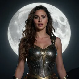 a portrait of gal gadot, cinematic, epic, legendery, dark comedy, nigth moon ligth, fun, inspiring, mind blowing camer shot sharp focus, detailed, digital art, artstation, concept art, sharp focus, illustration, art by waya steurbaut