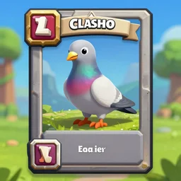 A Clash Royale Card Of A Pigeon