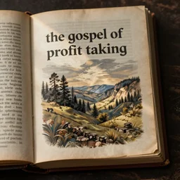 an old book titled [ the gospel of profit taking ], very detailed