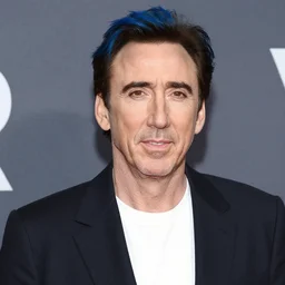 nicholas cage with blue hair