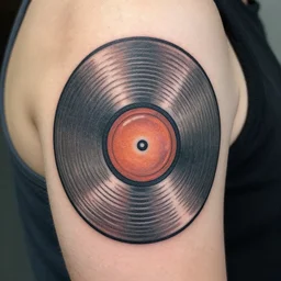 tattoo of voyager's golden recorder