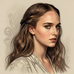 natali portman, photography, intricate, elegant, highly detailed, digital painting, artstation, concept art, sharp focus, illustration