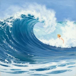 gillian anderson ocean wave by aykut aydogdu