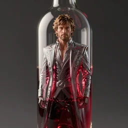 intricate hyper detailed ultra sharp portrait of glass!!! wine bottle shaped as ewan mcgregor kenobi figure made of glass material, full of red wine, up close shot, sharp focus, global illumination, radiant light, alexandre ferra, irakli nadar, octane render, unreal engine, 4 k, ultra hd,