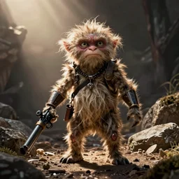 Gollum with gun arms and legs