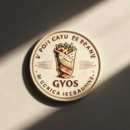 a logo for a gyros restaurant