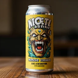 nice tasting beer with a crazy label