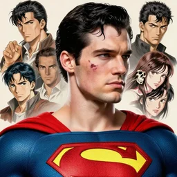 Christopher reeve!!! side skull visible damaged skin, superman costume, realistic shaded perfect face, fine details. not anime. Realistic shaded lighting poster by Ilya Kuvshinov katsuhiro, magali villeneuve, artgerm, Jeremy Lipkin and Michael Garmash, Rob Rey and Kentarõ Miura style, trending on art station
