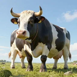 a huge giant alien cow