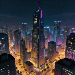 cyberpunk city trending on artstation