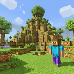 an epic minecraft world, but for real,