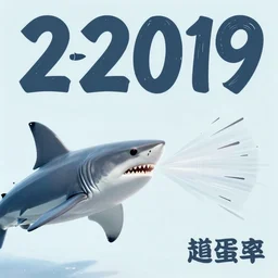 shark attack, me, 2 0 0 9, digital art