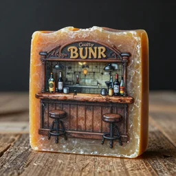 crusty punk - themed bar of soap