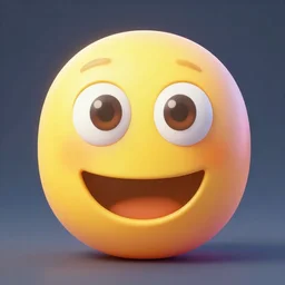 poorly rendered 3 d emoji