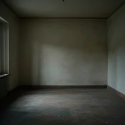 an empty room with an uneasy feeling, by ester curini