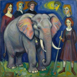 painting of an elephant, in the style of disco elysium, expressionism, artstation, trending, by aleksander rostov, jenny saville, rembrandt, alex kanevsky, wassily kandinsky, dave mckean, yoshitaka amano