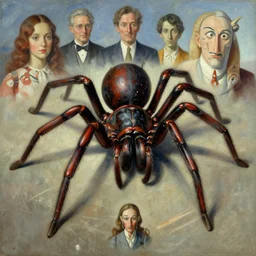 arachnid by _ beeple, artgerm, _ aaron _ horkey _ amanda _ sage _ bauhaus, salvador dali, _ bernie _ wrightson _ bruce pennington _ frank _ stella _ anne _ stokes _ alena _ aenami _ angus _ mckie, alex grey, akira toriyama, arthur adams, hp lovecraft, andre masson, brian despain. surreal, artstation, design 4 k, native, hd,