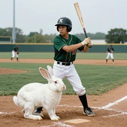 🐇🇨🇽⚾🍀🦠 in the style of a 1 9 9 0's tourist photo