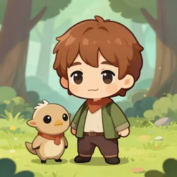 chibi smeagol and frodo