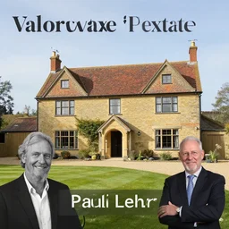 vaporwave, an estate agent listing photo, external view of a 5 bedroom detached countryside house in the UK, by Paul Lehr