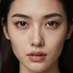 close - up, glare skin woman, photorealistic