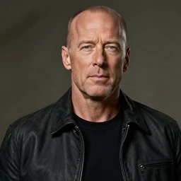 bruce willis portrait as a dnd character fantasy art.