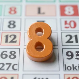 an extremely realistic photo of the winning!!!! lotto numbers for tonight, 8k, macro photo, lotto numbers