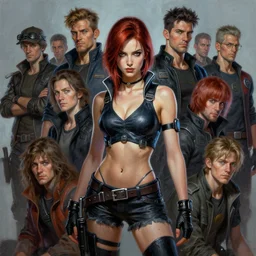 prompt : portrait of robin teentitans. shadowrun furaffiniy cyberpunk fantasy highly detailed painting by gaston bussiere craig mullins jc leyendecker gustav klimt artgerm greg rutkowski john berkey, bergey, craig mullins, ruan jia, raymond swanland, jeremy mann, tom lovell, alex malveda