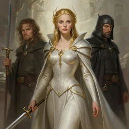 the eternal queen, elegant, highly detailed, digital painting, artstation, concept art, matte painting, smooth, sharp focus, illustration, art by cristi balanescu and randy vargas, magali villeneuve, 8 k, inspired by lord of the rings and thronebreaker and star wars n - 9