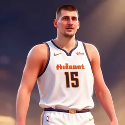 nikola jokic is disney prince, high quality illustration, trending on artstation, octane render, 4 k, pixar rendering,
