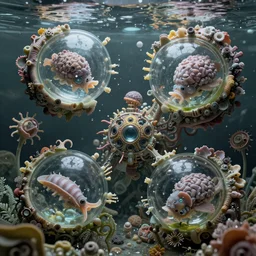vortices micro water, mollis, fluida, aliena, gelatinosis glass, by peter mohrbacher, fluox symbiosi crusta, lush layered biomechanical fauna, gekkolings, nudibranch, unspaceship, artificia, the omni, chaos, gekko soles gelatin brains, retro futurism octane render, phantastica