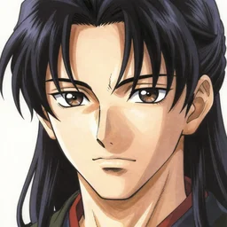 A character drawn by Hirohiko Araki, Araki style, painting coloring, very thick and defined lineart, face close-up