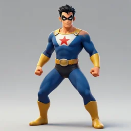 balinese super hero in the style of marvel
