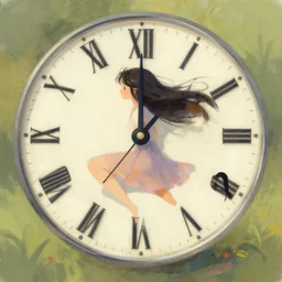 time flies, digital painting