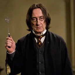 a film still of donald trump as severo snape in harry potter