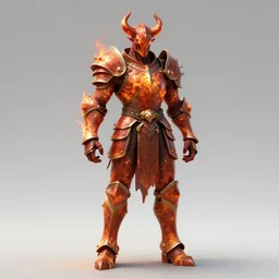 full body fire knight from hell, concept art, 8 k, high detail