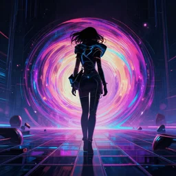music, epic retrowave art, trending on art station