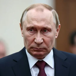high quality photo of vladimir putin. he looks like a pathetic old, ugly, angry man