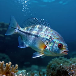 a photograph of deep sea fish created by junji ito. real life photograph.