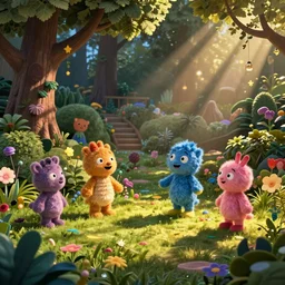 igglepiggle and upsydaisy in the night garden tv